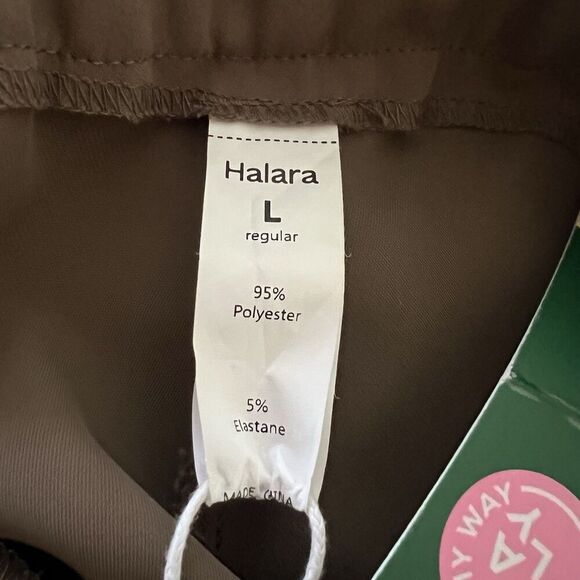 Halara Women’s Work Pants Large High Waisted Tie Side - Picture 3 of 4